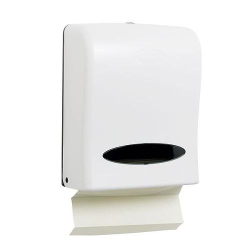 Dispenser Plastic white For Slimfold Towel Indulgence